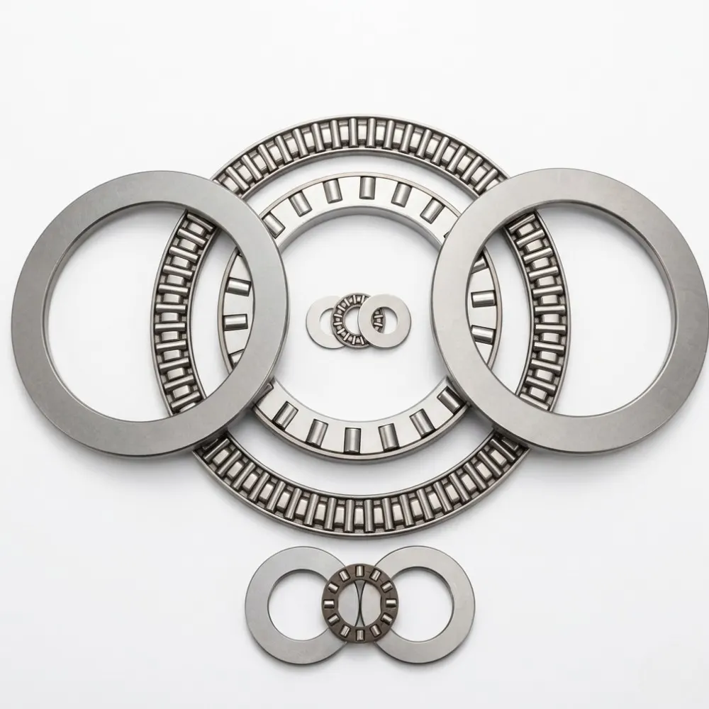 “Thrust needle roller bearing for handling axial loads in compact industrial applications”
